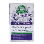 Borovnica plod s črnim čajem Kottas, 20 filter vrečk