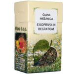 Domači zeliščni čaj s koprivo in regratom Flora, 50g