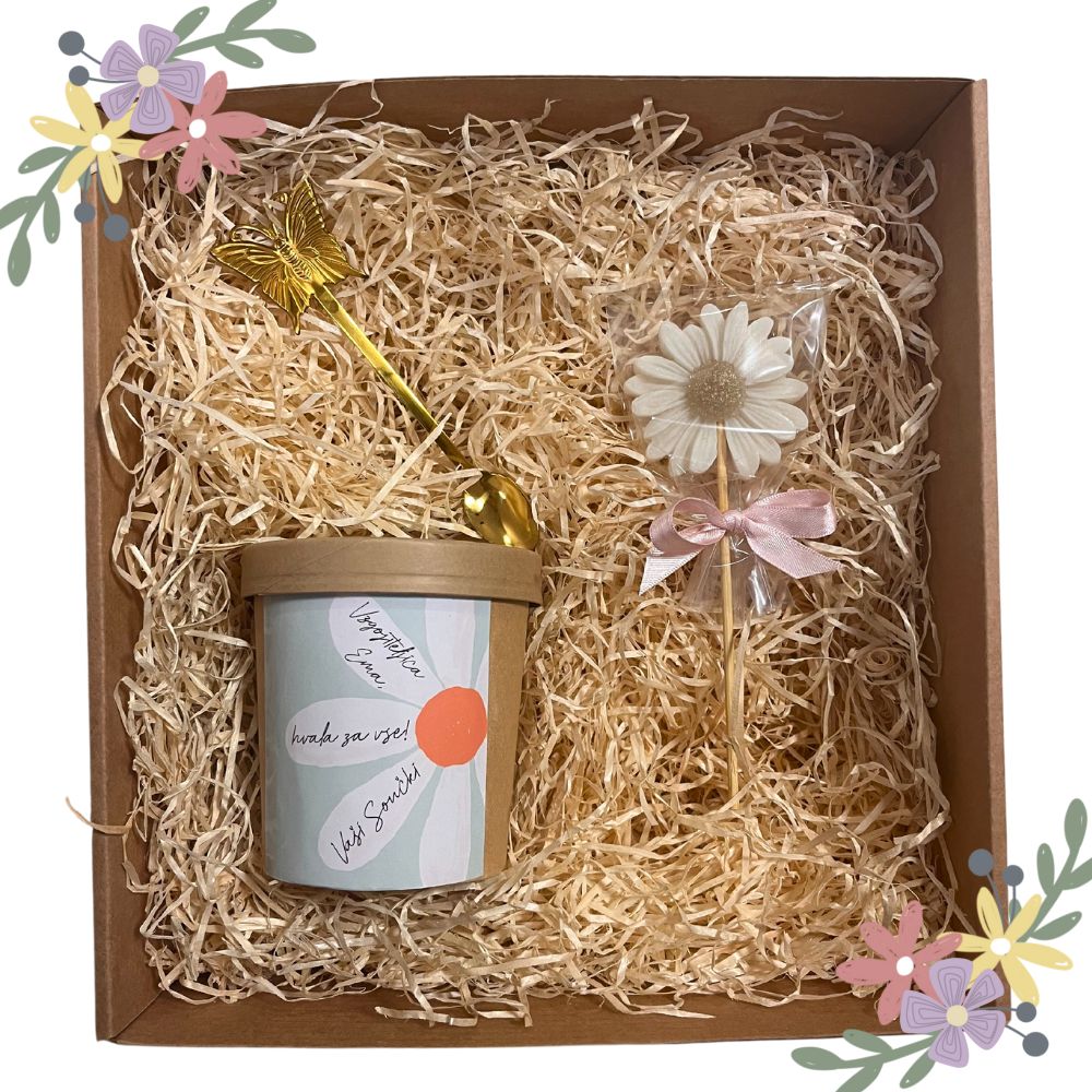 Personalizirani darilni paket z naravnim milom Personalizirani darilni paket z naravnim milom