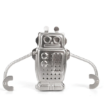 Cedilo robot srebrni1