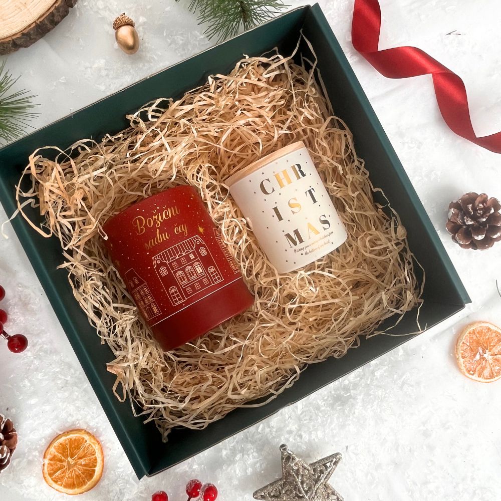 Božični darilni paket - Čaj & svečka Božični darilni paket - Čaj & svečka