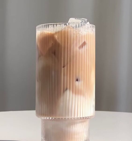 RIBBED COFFEE GLASS