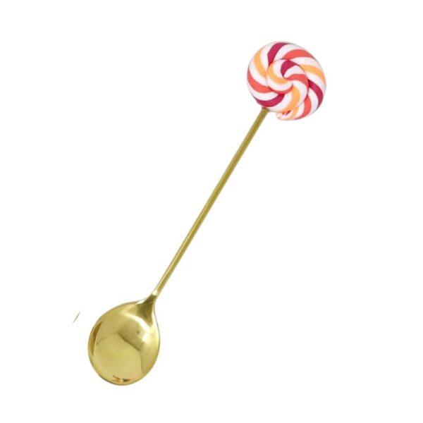Žlička Lollipop rdeča